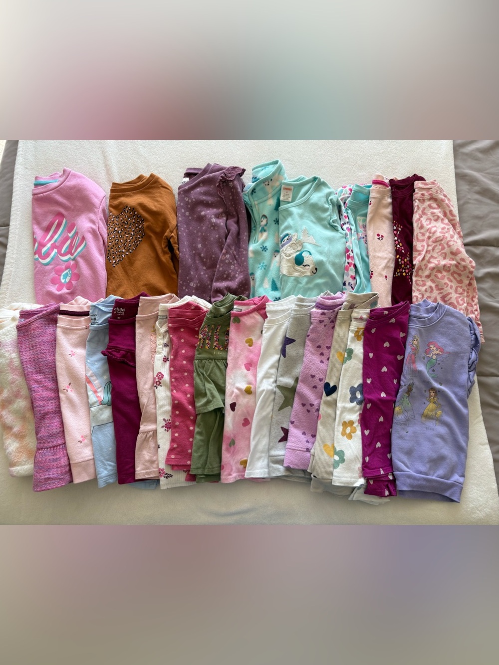 Girls Long Sleeve Tops and Sets Bundle 4T